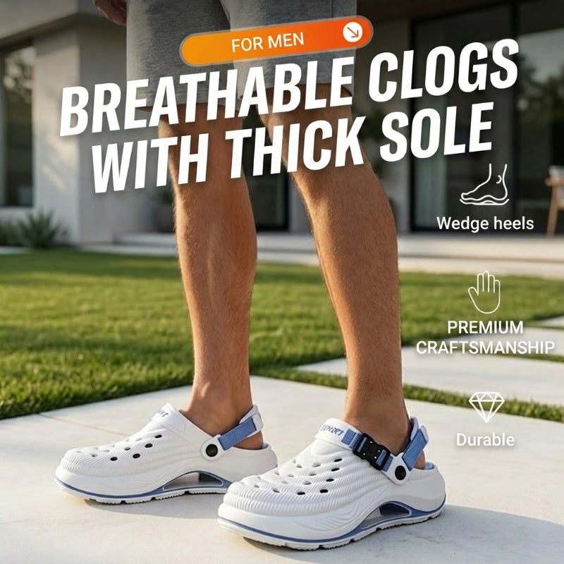 Men's Breathable Outdoor Clogs