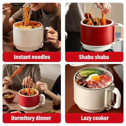🫕🫕Multi-functional rice cooker is safe to use anytime, anywhere!
