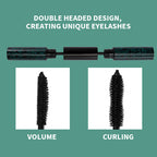 2-In-1 Waterproof Long Lasting Black Mascara