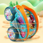 🚙Dynamic Gear-Powered Car with LED Lights and Music