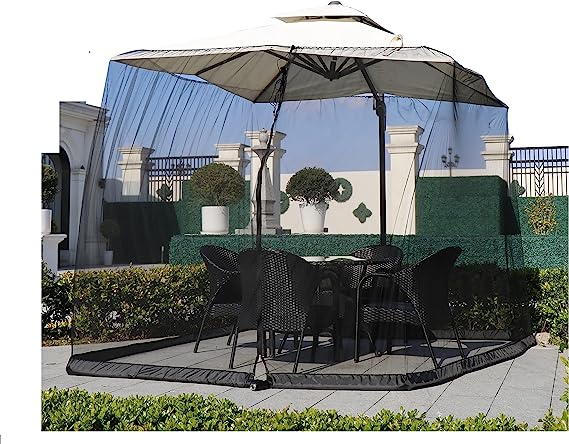 🚩Free Shipping🌞Multifunctional garden parasol with mosquito net, windproof, rainproof, and provides sun protection