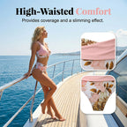 Women's Floral Print High Waist Bikini Set
