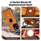 Full Faux Leather Shockproof Magnetic Case for iPhone