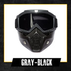 HD Anti-fog Detachable Full Face Goggles（Anti-Glare, Anti-Ultraviolet Radiation, Anti-Dust）