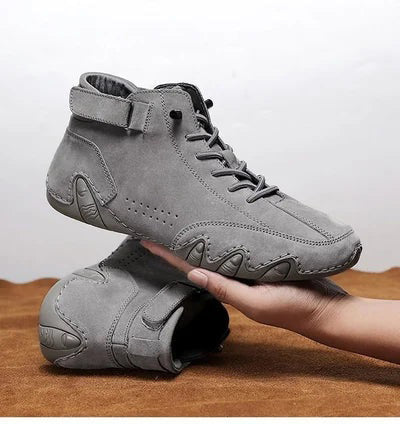 🔥Italian Handmade Suede Velcro High Boots