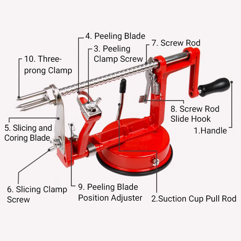 🎅Christmas Pre-Sale🎁3-in-1 Hand Crank Peeler
