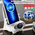 Mini Chair Wireless Fast Charger Multifunctional Phone Holder