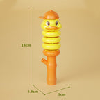 Cartoon Animal Shape Snake Twisting Hand Held Whistle Toy