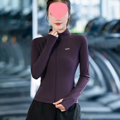 Women’s Long-sleeve Quick-dry Stretchy Yoga Tops