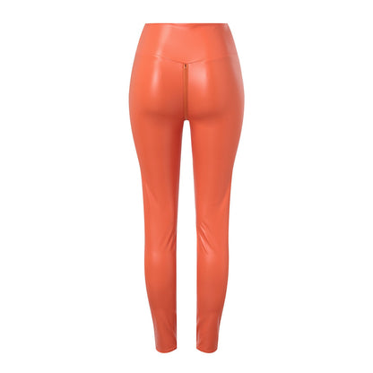 💋MATTE LEATHER TROUSERS（🔥BUY 2 FREE SHIPPING ）