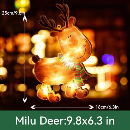 ⛄Christmas pre-sale🎄 Christmas Window Hanging Lights💡