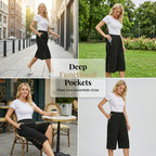 👖New Arrival❣️Women's Casual Comfortable Elastic Waist Capri Pants