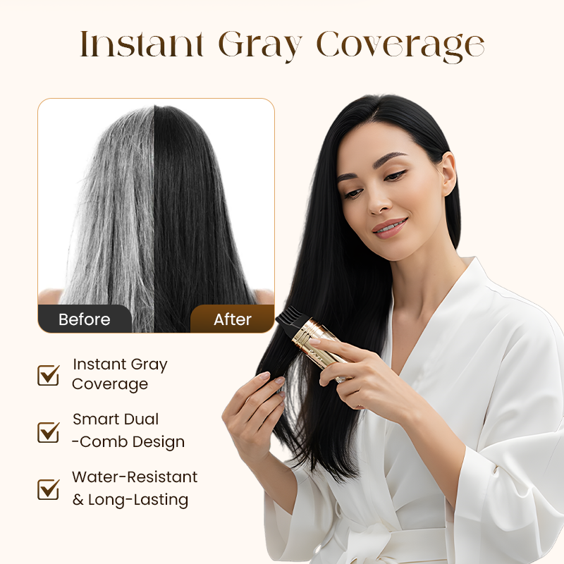 ✨2-in-1 Convenient Hair Dye Comb For Gray Hair（50% OFF）