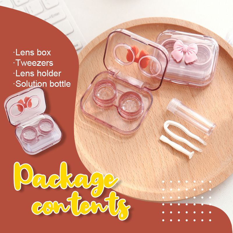 2pcs Super Convenient Contact Lens Case