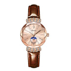 Fashionable Diamond Moon Star Watch for Women