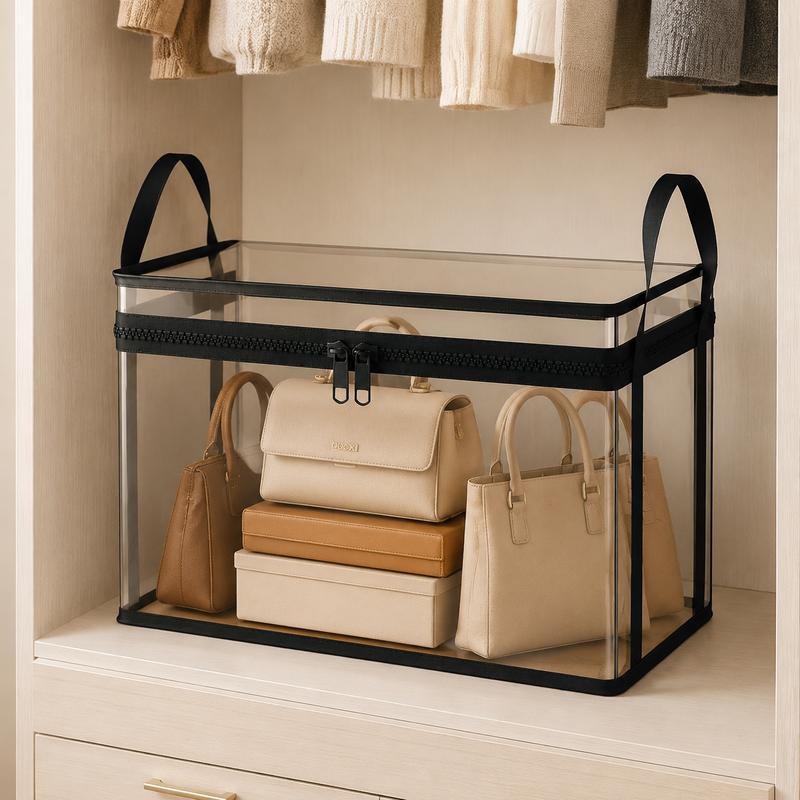 🔥Buy 2 Get 1 Free📦Portable Large Heavy-Duty Thick Plastic Clear Storage Box with Hinged Lid | Home, Travel & Camping