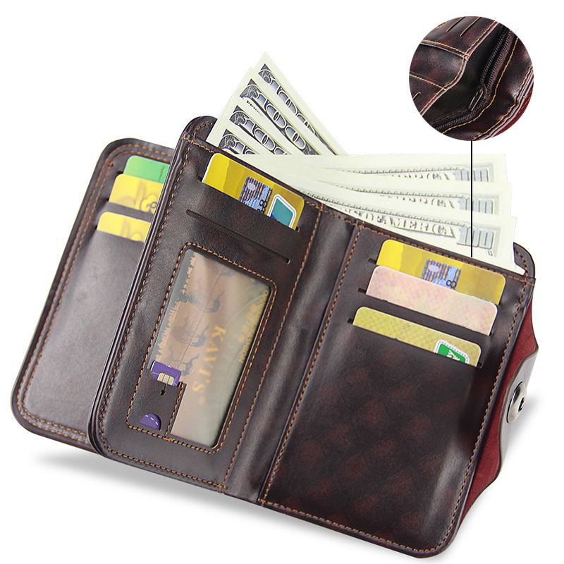 Large-capacity Tri-fold Men’s Wallet -（Great Sale⛄BUY 2 Get 10% OFF ）