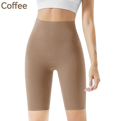 Schönes Geschenk für Sie! Nahtlose kurze Po-Lifting-Sportleggings für Damen mit hoher Taille