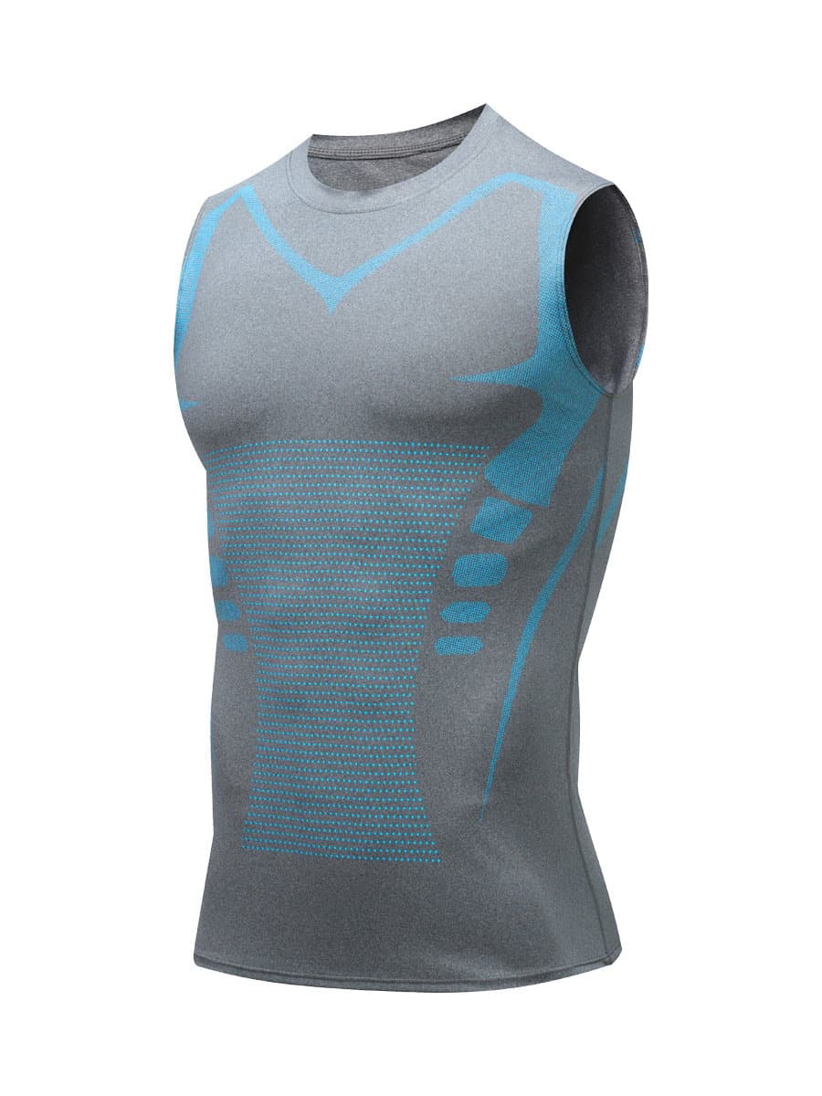 Ionic Shaping Vest – Cooling compression, smooths belly & love handles. Invisible under shirts. Feel confident again! 💪✨
