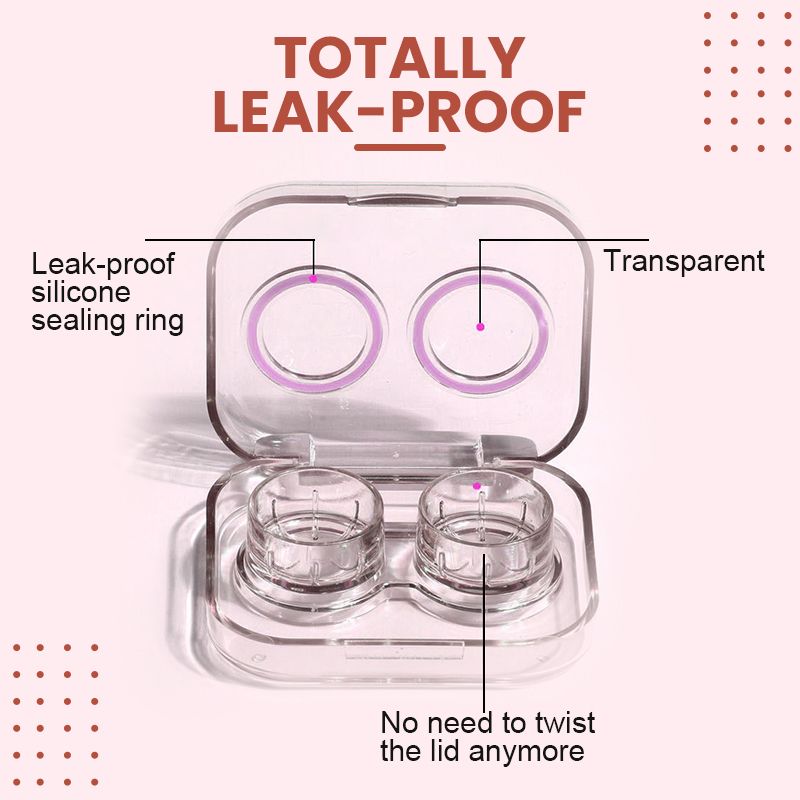 2pcs Super Convenient Contact Lens Case