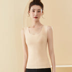 🥳2023 Brand New Fabric Women's Built-in Bra Thermal Underwear