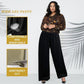 Ice Silk Wide Leg Pants Women