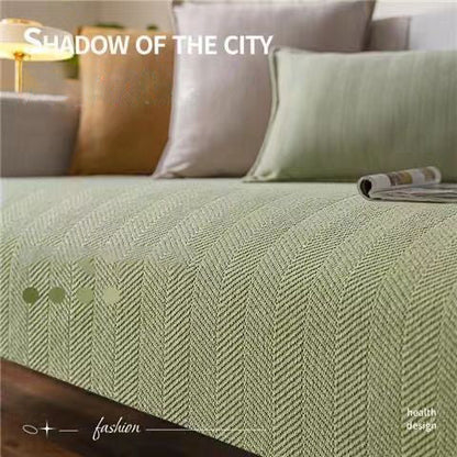 🔥Herringbone Chenille Fabric Furniture Protector Sofa Cover
