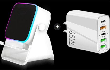 💎 5-IN-1 WIRELESS SPEAKER STAND! 💎 Induction Audio, Phone Holder & Ambient Light