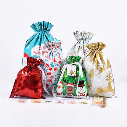 🎅Christmas Sales🎄Drawstring Christmas Gift Bags (Biodegradable)