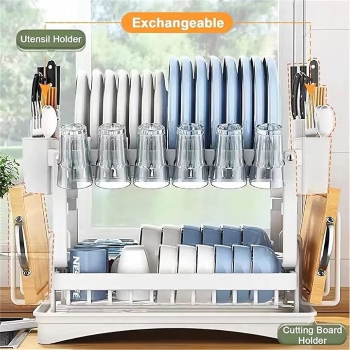 🔥50％ OFF🔥Premium 2-Tier Dish Rack