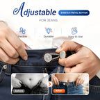 👖👖Spring-Loaded Metal Waist Extender Button for Jeans