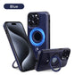 Full Faux Leather Shockproof Magnetic Case for iPhone
