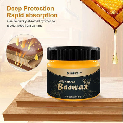 Wood Seasoning Beeswax - Polish for Furniture