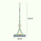 Absorbent Folding Squeeze Sponge Mop with Brush