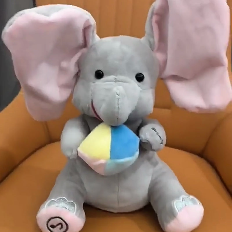 Cute Hide And Seek Elephant Plush Doll