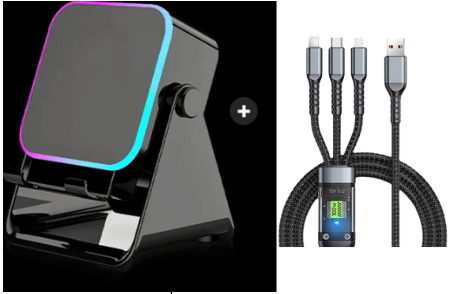 💎 5-IN-1 WIRELESS SPEAKER STAND! 💎 Induction Audio, Phone Holder & Ambient Light