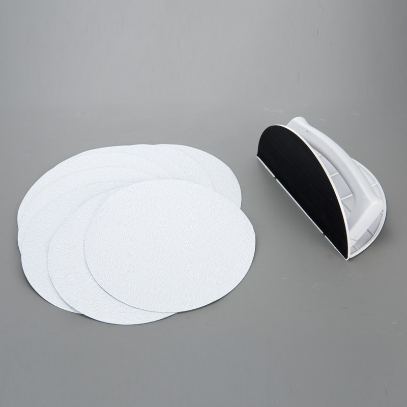 🔥Hot Sale🔥Multifunctional Semi-Circular Angle Sanding Sandpaper Tool