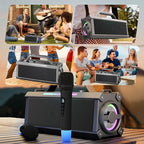 Bluetooth Karaoke Speaker with Wireless Microphone