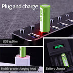 USB Rechargeable Constant Voltage Large Capacity Lithium Battery