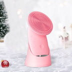 ✨Ultrasonic Vibration Massage Silicone Facial Cleansing Brush