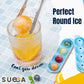 Sueea Silicone 4-Ball Ice Ball Maker Mold Ice Cube Mold