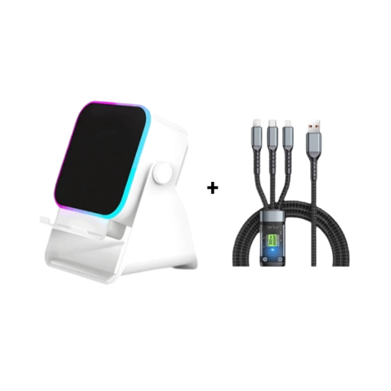 💎 5-IN-1 WIRELESS SPEAKER STAND! 💎 Induction Audio, Phone Holder & Ambient Light