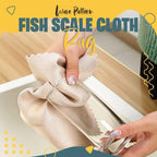 ✨New Year Promotion✨ Wave Pattern Fish Scale Cloth Rag