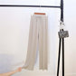 Ice Silk Wide Leg Pants Women