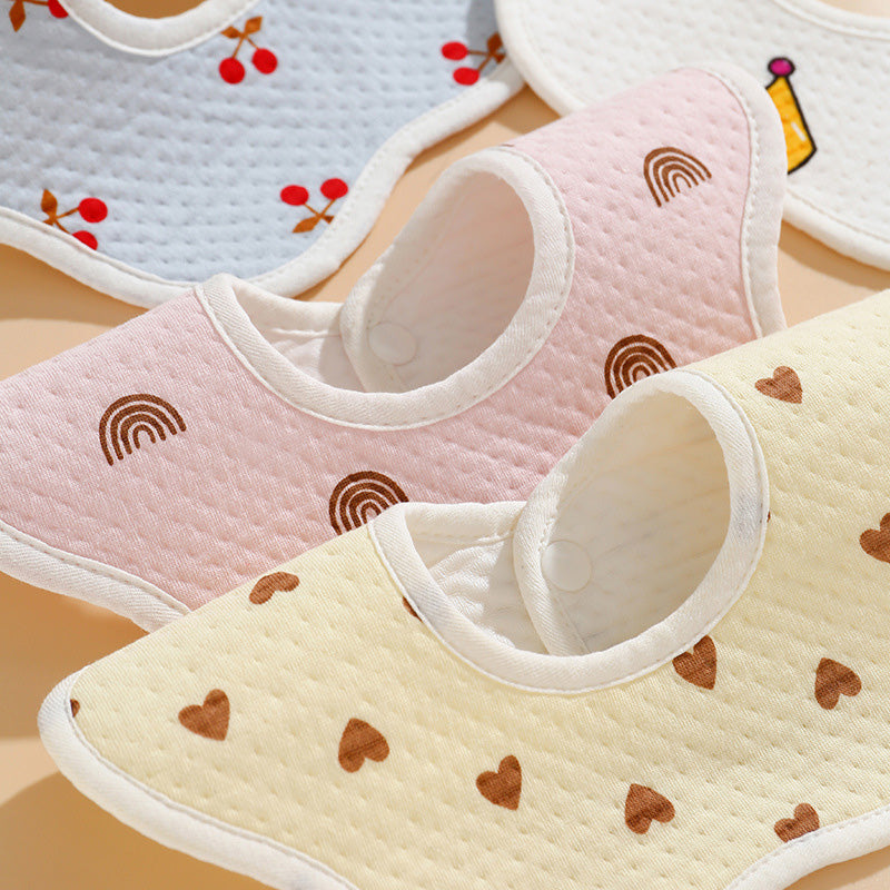 [Best Gift For Baby] 💞👶Newborn Baby Cotton Drooling Towel Bib