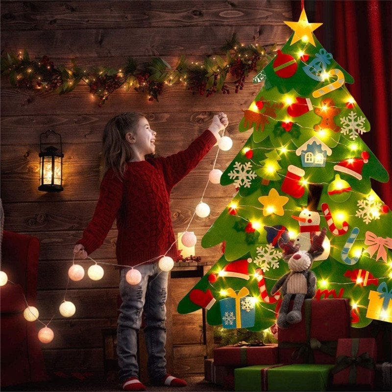 🎄🎅DIY Christmas Tree with Detachable Ornaments