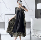 🌸Hot Sale 49% Off🌸Miyake Vintage Print Pleated Dress