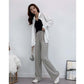 Ice Silk Wide Leg Pants Women