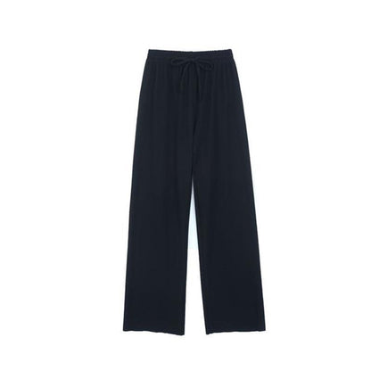 Ice Silk Wide Leg Pants Women
