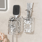✨Glacier Pattern Non Punching Toothbrush Shelf